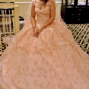 Chic Pink Formal Gown
